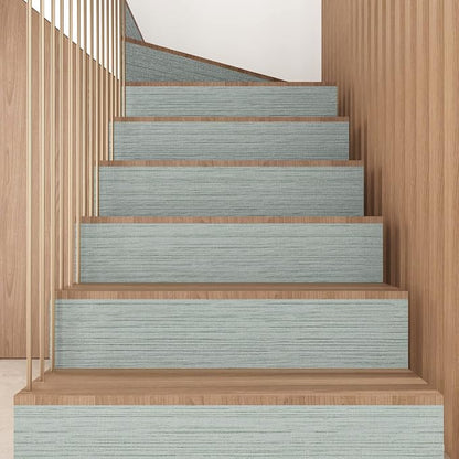 CRE8TIVE Mint Green Grasscloth Peel and Stick Wallpaper Faux Grasscloth Contact - Image 6