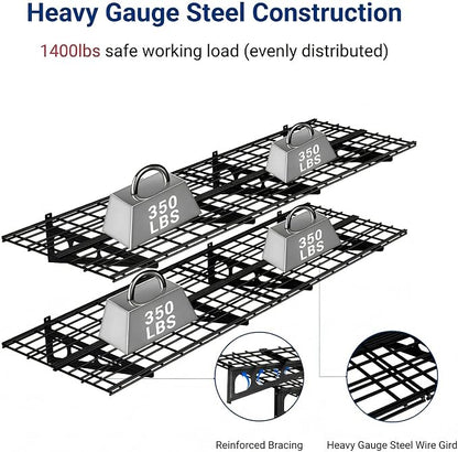 FLEXIMOUNTS 2-Pack 2x6ft Garage Shelving - Image 4