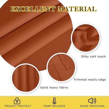 NICETOWN Blackout Window Curtain 90 inch Length - Image 2