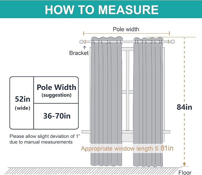 NICETOWN 100% Blackout Cold Blocking Curtains - Image 8