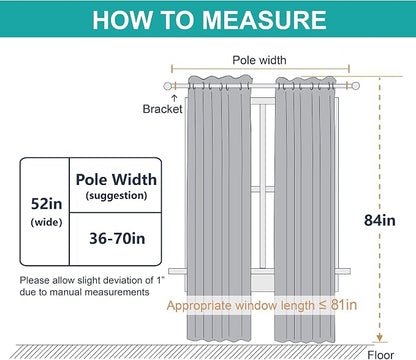 NICETOWN 100% Blackout Cold Blocking Curtains - Image 8