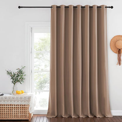 NICETOWN Blackout Curtains for Sliding Glass Door Room Divider Noise Reduce by NICETOWN