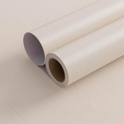 FUKU MON Beige Yellow Grasscloth Fabric Wallpaper 23.6" X 393" Thick Classic - Image 6