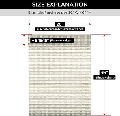 UNISHADES Cordless Bamboo Roman Shades - Image 6