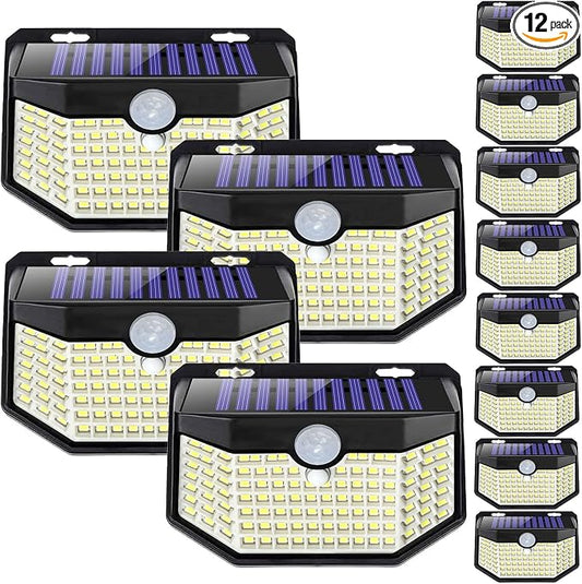 HMCITY 120 LED Outdoor Solar Lights by LightingUpYourLife