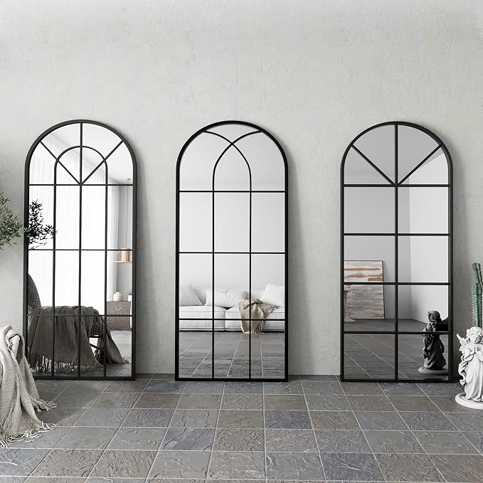 Floor Length Mirror, Oversize Farmhouse Full Body Standing Mirrors - Image 8