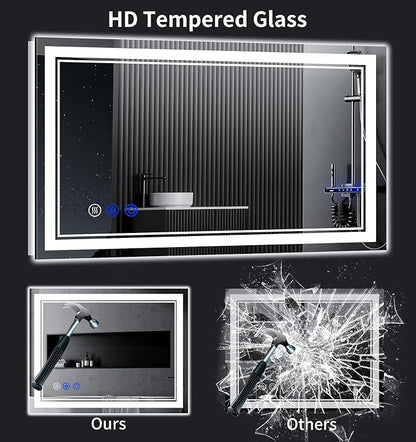 55"x36" LED Bathroom Mirror - Image 6