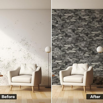 30PCS 3D Wall Panels Peel and Stick Foam, Self-Adhesive Decorative 3D Brick - Image 5