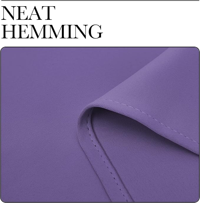NICETOWN Bedroom Curtain Panels Blackout Draperies, Thermal Insulated Solid - Image 6