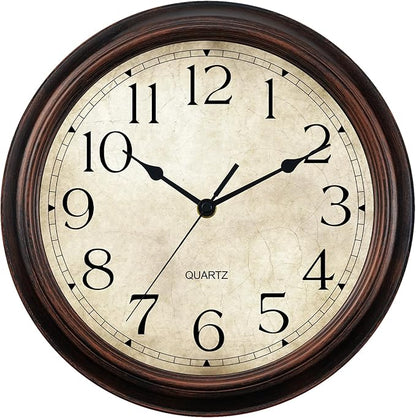 KECYET Wall Clock Battery Operated Vintage Silent Non-Ticking Analog Wall - Image 8
