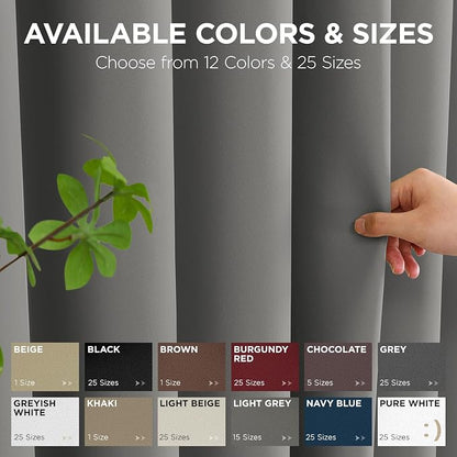 Joydeco Blackout Door Curtain for Doorway Privacy 78 Inches Long, Grommet - Image 7