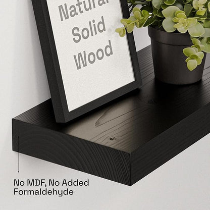 BAOBAB WORKSHOP Solid Wood Floating Shelves - Image 4