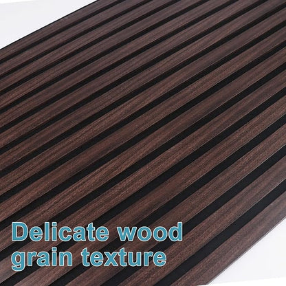 Wood Slat Acoustic Wall Panels-3D Fluted Sound Absorbing Panel - Image 5