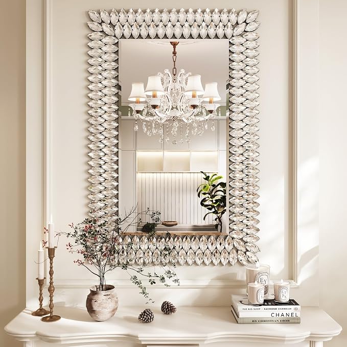Kelly Miller Jeweled Luxury Bathroom Mirror by KellyMiller