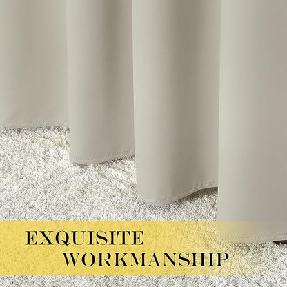 NICETOWN Blackout Curtain for Living Room, Thermal Insulated Solid Grommet - Image 7