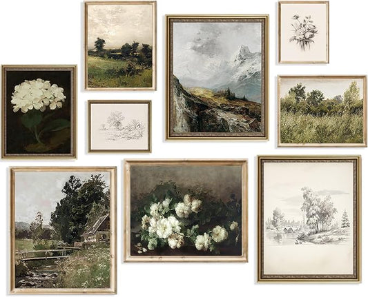 Vintage Wall Art French Country Wall Decor, Vintage Posters by KBKBART
