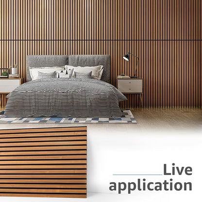 Art3d 2-Pack Acoustic Wood Slat Wall Panels - Image 2