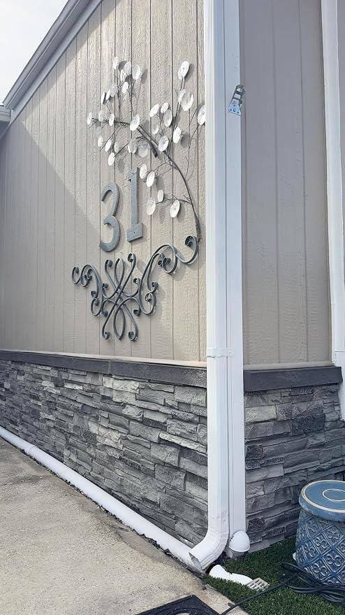 Faux Stone Wall Panels 1-Pack PU Stone Veneer Siding, Mortarless Faux Rock - Image 2