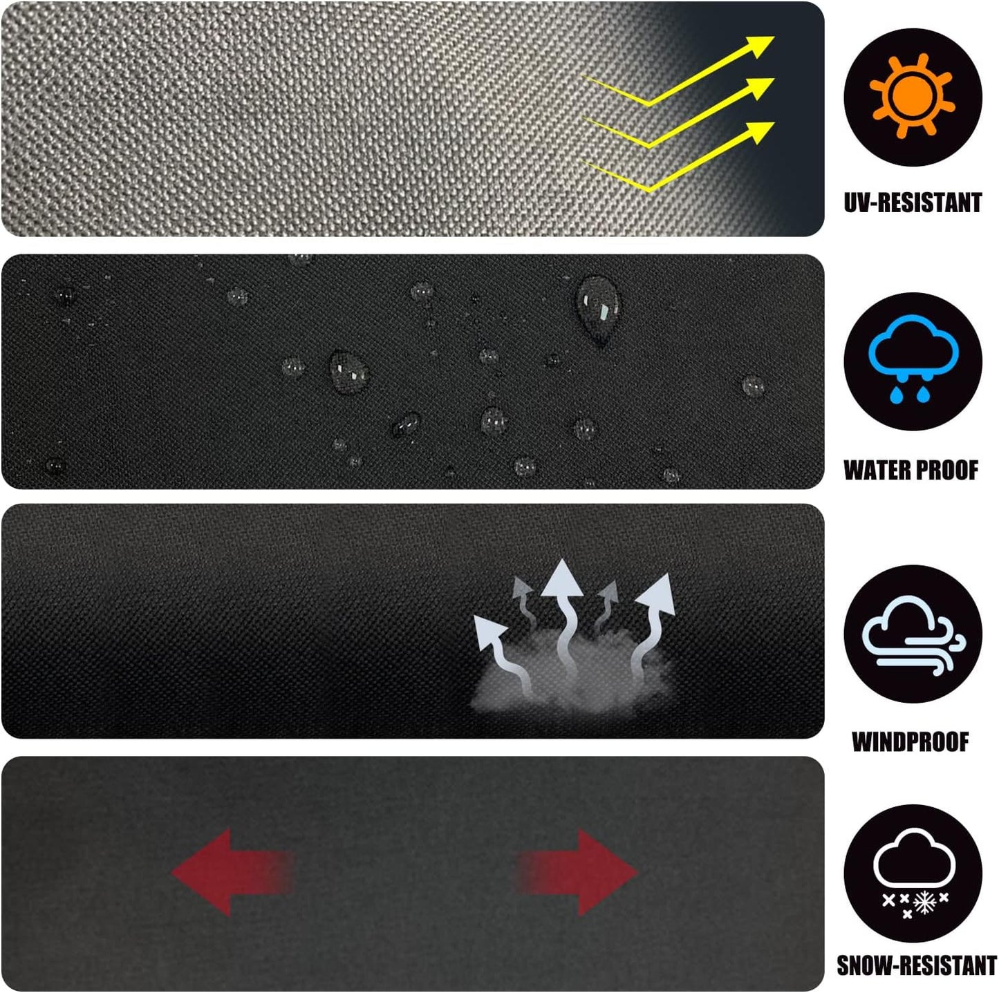 Heavy Duty Grill Griddle Cover Water Proof 600D Polyester Table Top Griddle Cover Compatible with 17 inch Blackstone 1971 Griddle Without Griddle Hood