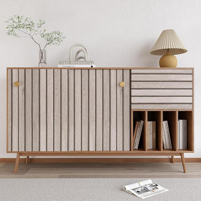 VEELIKE Grey Wooden Slats Peel and Stick Wallpaper Wood Contact Paper - Image 7