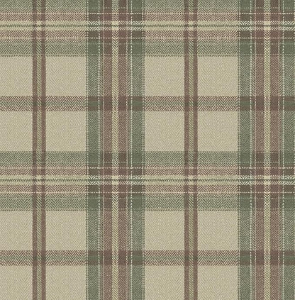 NextWall Harry & Grace Herringbone Plaid Premium Matte Non-Woven Peel and Stick by NextWall