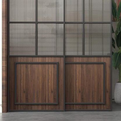 BOMENG Walnut Wood Contact Paper Roll Thick Brown Textured Wood Grain Peel and - Image 5