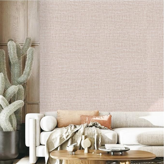 Yancorp 32.8ft Textured Fabric Wallpaper - Image 4