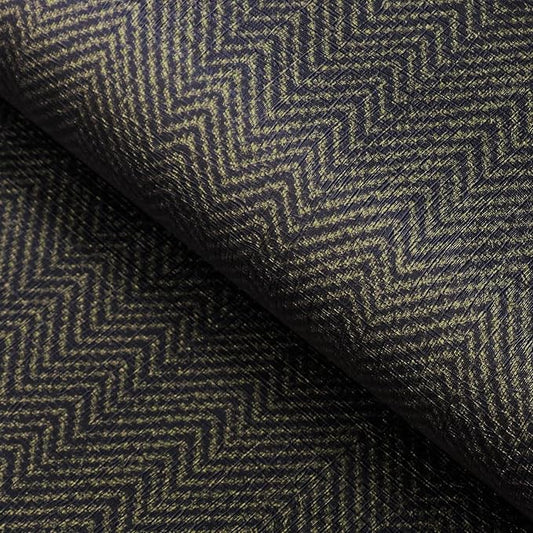 FunStick Black and Gold Geometric Wallpaper Peel and Stick Modern Faux by FunStick