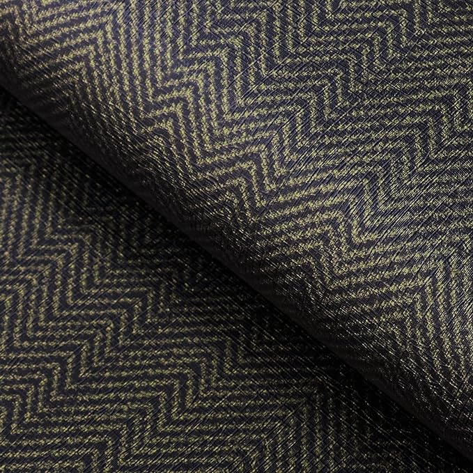 FunStick Black and Gold Geometric Wallpaper Peel and Stick Modern Faux by FunStick