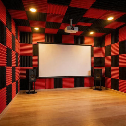 96 Pack Allxinlog Absorb the Echo Acoustic Foam Panel Wedge Studio - Image 4