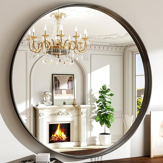 36 Inch Round Bathroom Mirror - Image 2