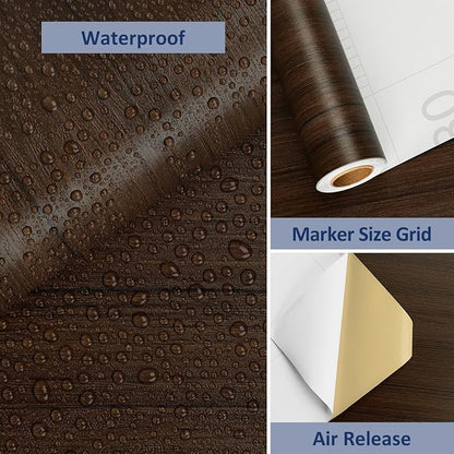 WESTICK Wood Contact Paper for Countertops Waterproof Wood Peel and Stick - Image 8