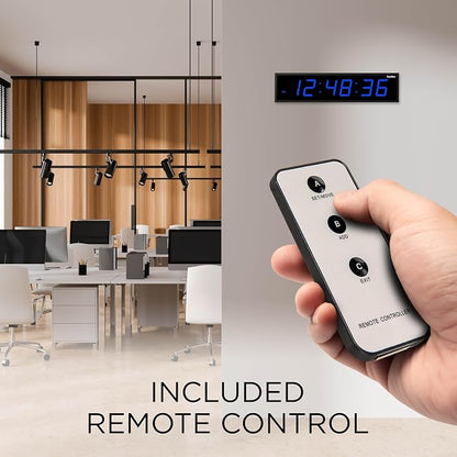 Ivation Oversized Large Digital Wall Clock - Image 5