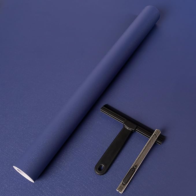 practicalWs Blue Wallpaper Peel and Stick by practicalWs