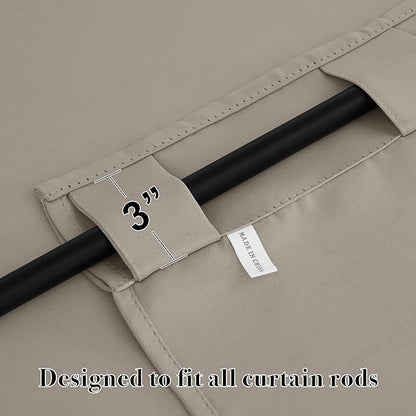 RYB HOME Blackout Curtains for Bedroom, Window Shades Thermal Insulating - Image 6