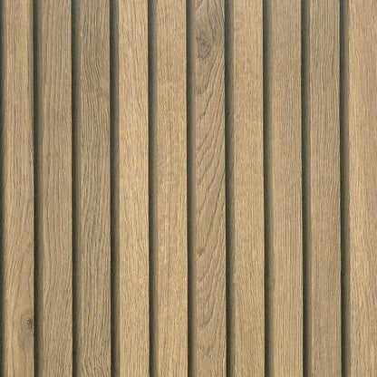 VEELIKE Natural Oak Wood Slat Wallpaper Peel and Stick Light Wood Panel Look by VEELIKE