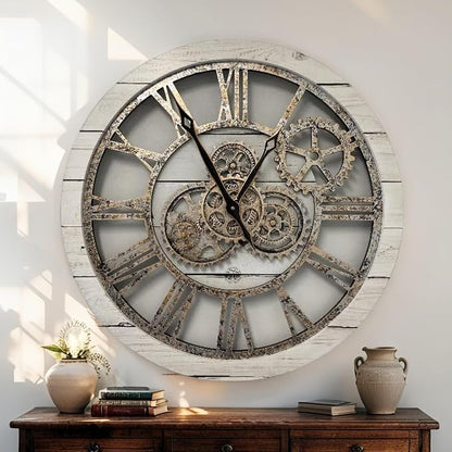 ImprovingLife The Gears Clock The Original Real Moving Gear Wall Clock Vintage - Image 4