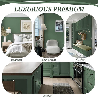 Dimoon 17.7''x393'' Peel and Stick Wallpaper Green Contact Paper - Image 6