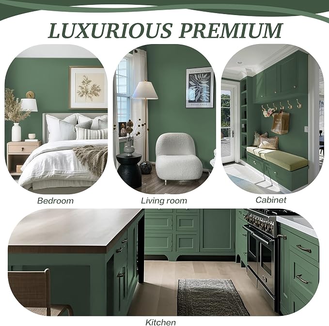 Dimoon 17.7''x118'' Peel and Stick Wallpaper Green Contact Paper - Image 6