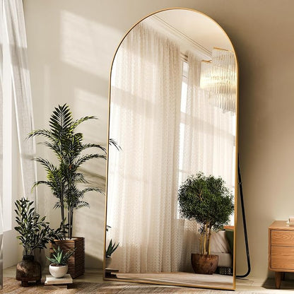 HARRITPURE 71"x30" Arched Full Length Mirror Free Standing Leaning Hanging by HARRITPUREHome