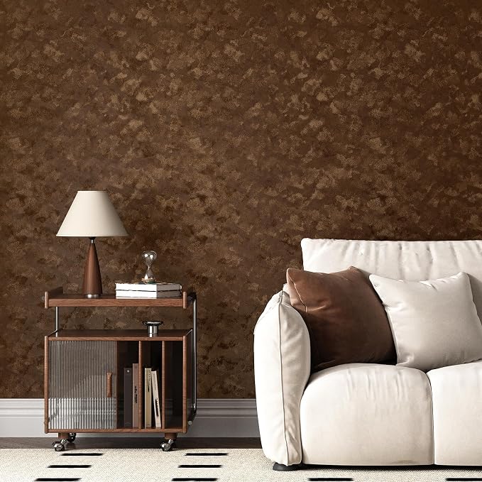 Wallercity Brown Velvet Drawer Liner Self Adhesive Velvet Fabric Wallpaper Peel - Image 6