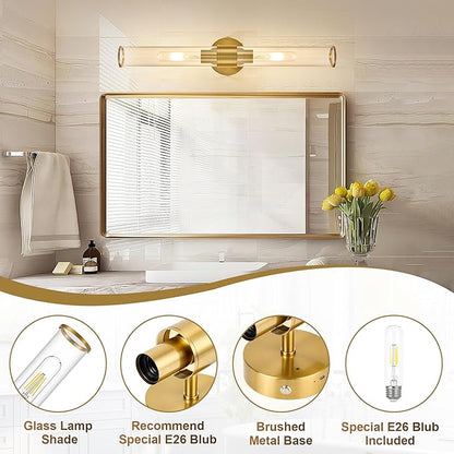 Morauroral Gold Battery Operated Wall Sconces Set of 2, Rechargeable Wall Lights - Image 6