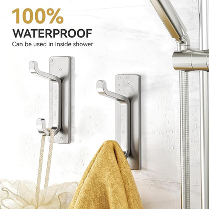 Self Adhesive Wall Hooks for Hanging: Extra Strong 13 LB, Hook for Coat - Image 3
