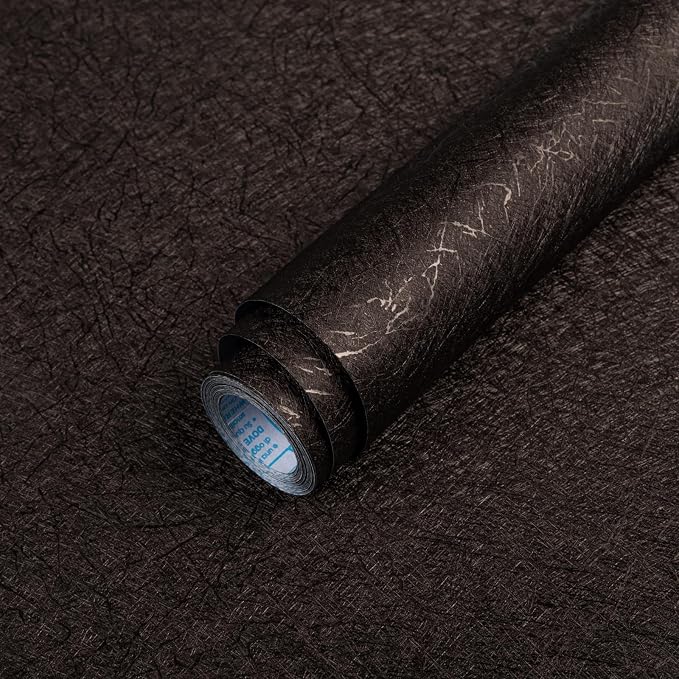 Abyssaly Brown Peel and Stick Self Adhesive Wallpaper by Abyssaly