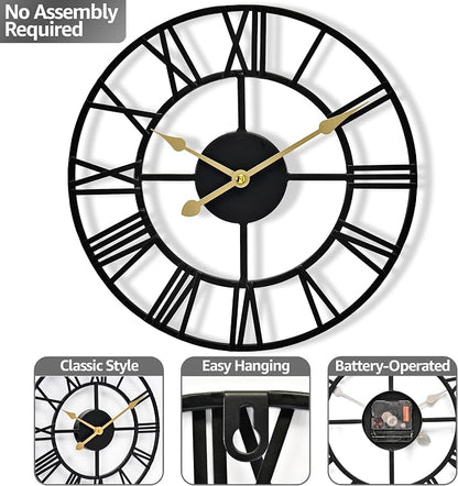 Sorbus Large Wall Clock for Living Room Decor - Image 4