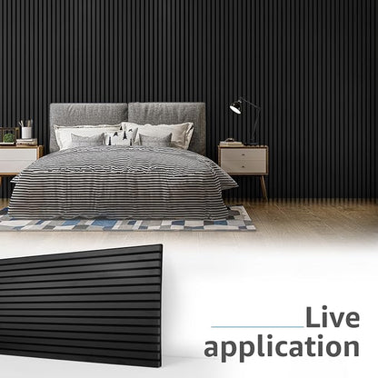 Art3d 4 Pack 47.2 x 23.6in. Wood Slat Acoustic Panels - Image 2