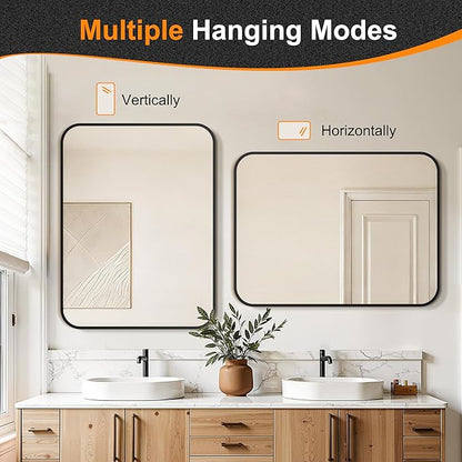 Delma Bathroom Vanity Mirror, High-Definition Bathroom Mirror, Versatile - Image 7