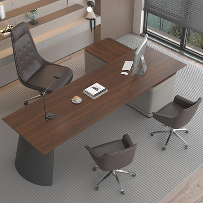 BOMENG Walnut Wood Contact Paper 16x197 inch Dark Brown Wood Wallpaper Peel and - Image 7
