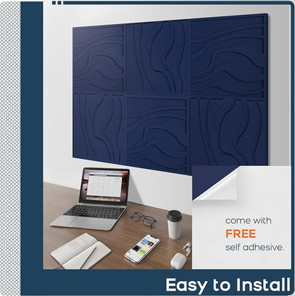 BUBOS Art Acoustic Wall Panels 6 Pack - Image 8