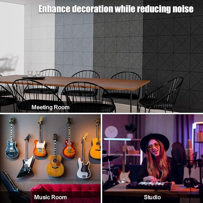 Sonicism 12 Pack X-Lined Acoustic Panels - Image 8
